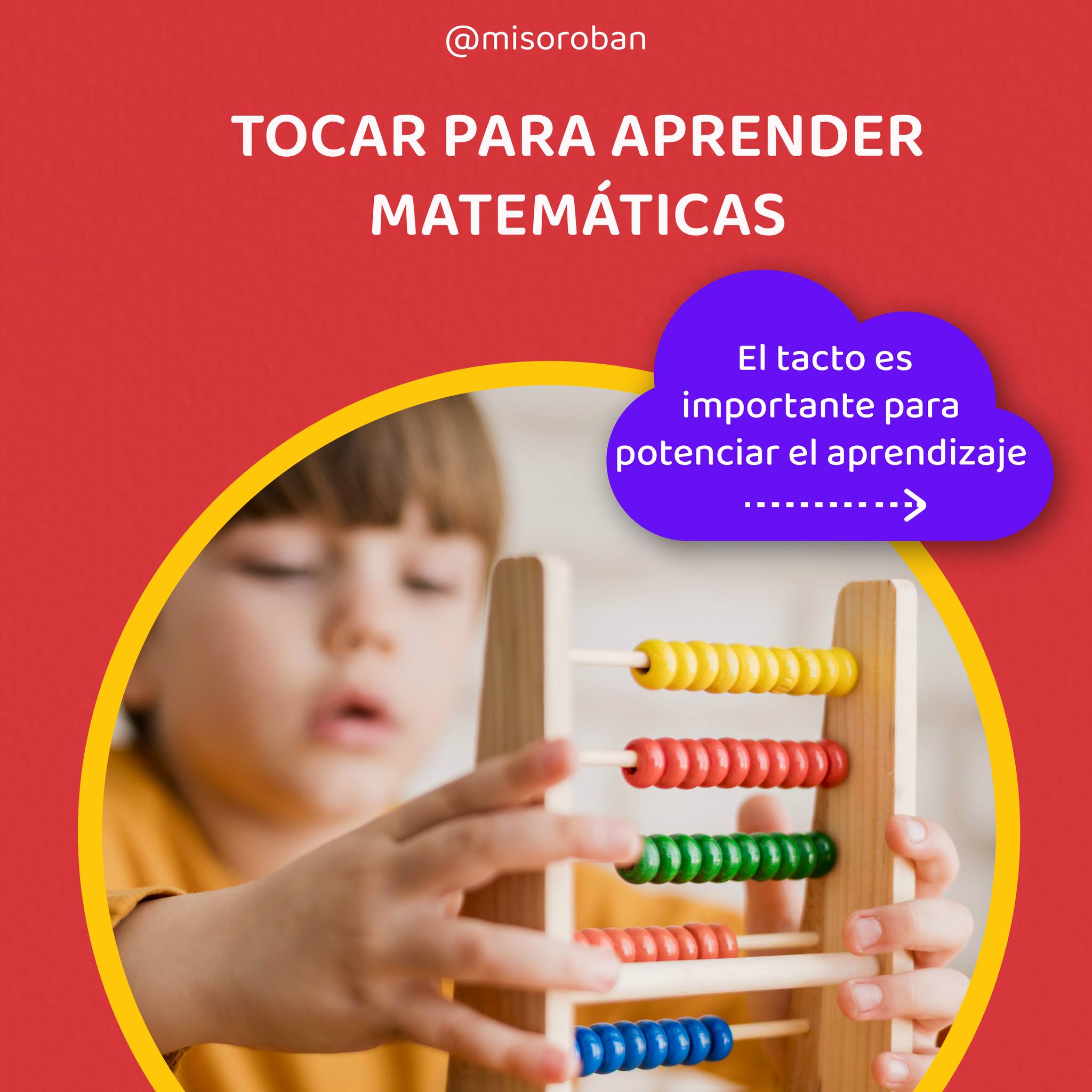 Tocar para aprender matemáticas