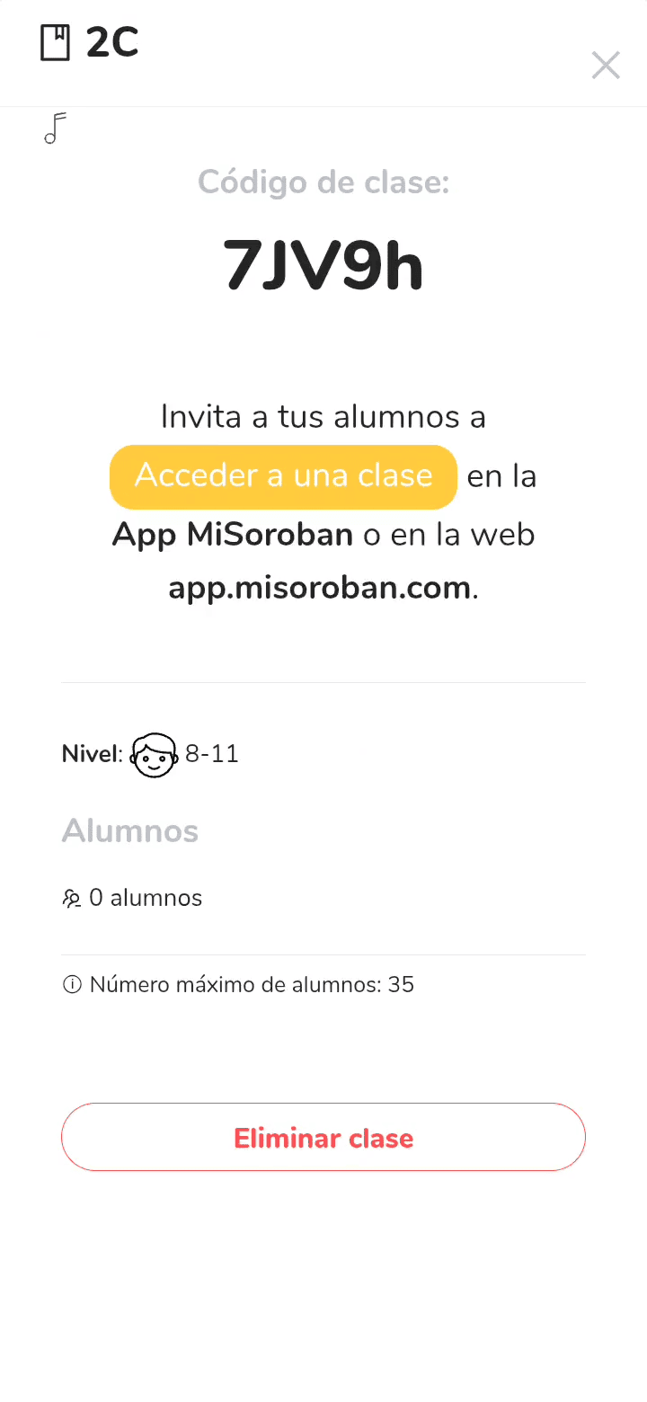 Código de clase único generado automáticamente